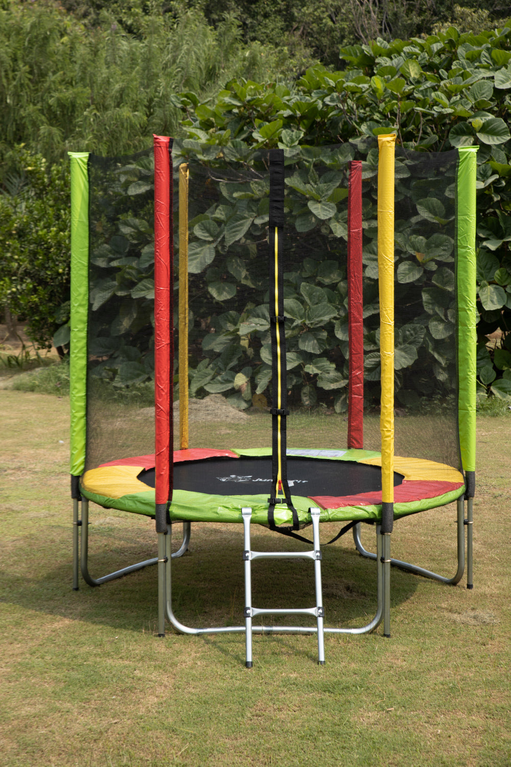 6ft trampoline with outlet safety net